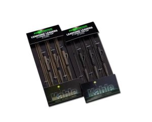 Korda Montáž Leadcore Leader Hybrid Lead Clip QC Swivel Weed 1 m